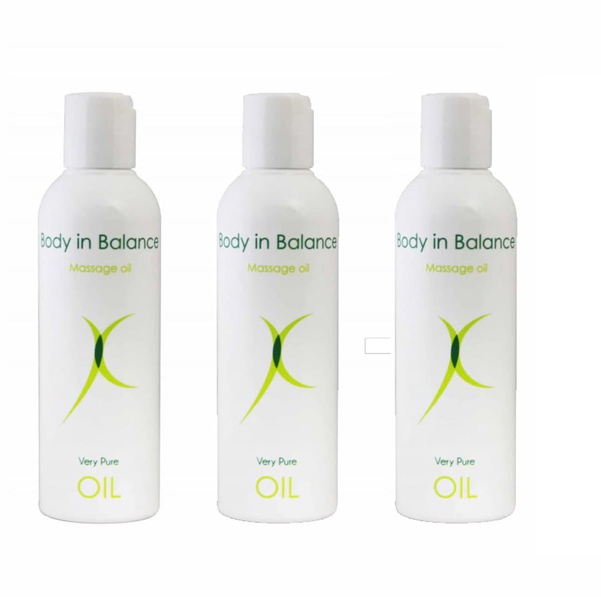 Body In Balance Massage-olie 200ml x 3 stuks! — afbeelding 1