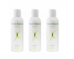 Body In Balance Massage-olie 200ml x 3 stuks!