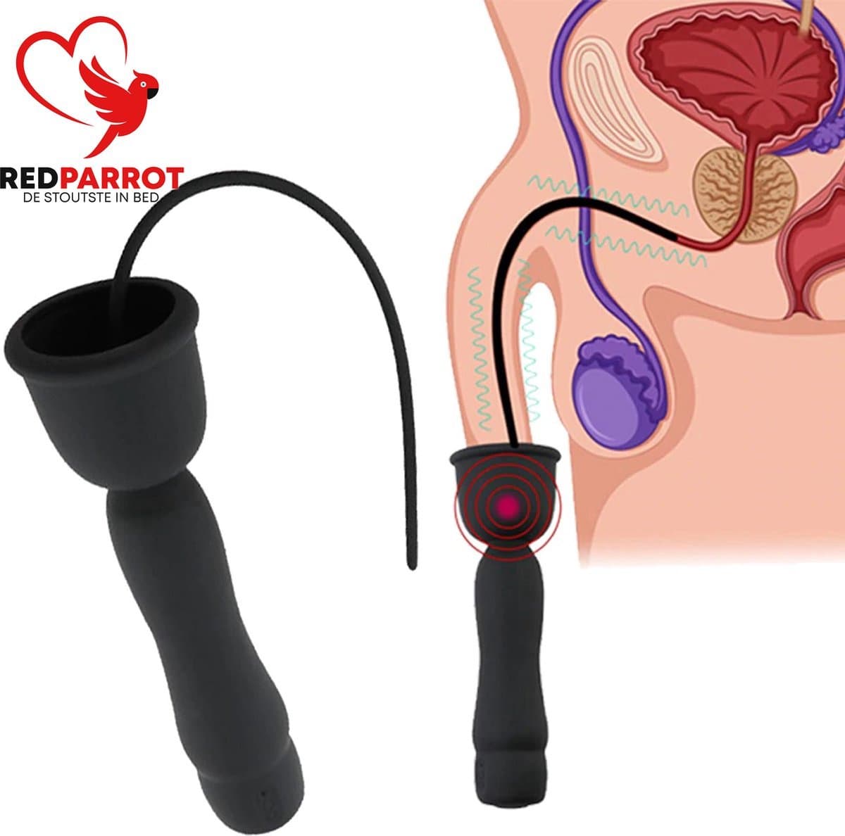 Vibrerende urethrale plug - Dilator - Vibrator - Penis plug - BDSM - Plasbuis — afbeelding 1