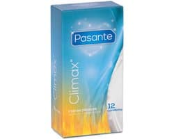 Pasante Climax - Condooms - Verwarmend & Verkoelend - Gerypt - 12 stuks