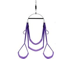 ALLGoods. Sex Schommel - Sex Swing Extra Stevig – Seksschommel – Seksspeeltjes voor Koppel – Seks Schommel BDSM – Erotiek Toys - Sex Sling – Love Swing – Discreet Verpakt – Paars