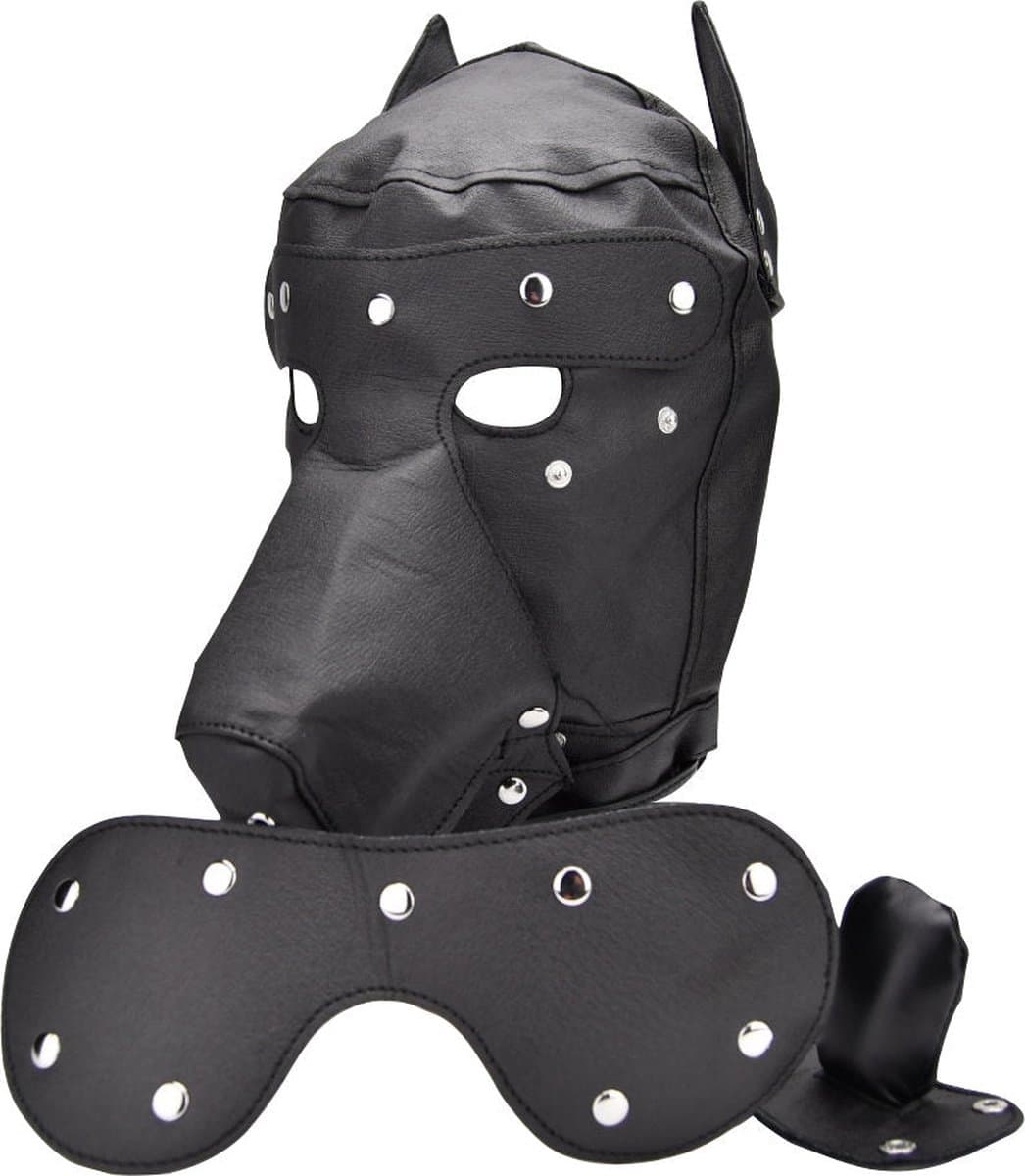 N12240 – Power Escorts Dog Mask – BDSM Masker — afbeelding 1