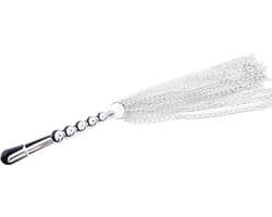 BNDGx® - Metalen Zweep spanking - Extreme BDSM Seks zweep Staal Zilver kleurig SM Fetisch Seks speeltje