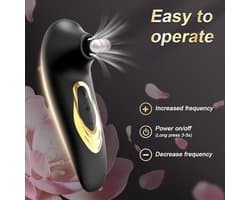 Mini luchtdrukvibrator - Sucking vibrator - Reis vibrator - Clitoris & G-spot Stimulator Luchtdruk Vibrator- seksspeeltje