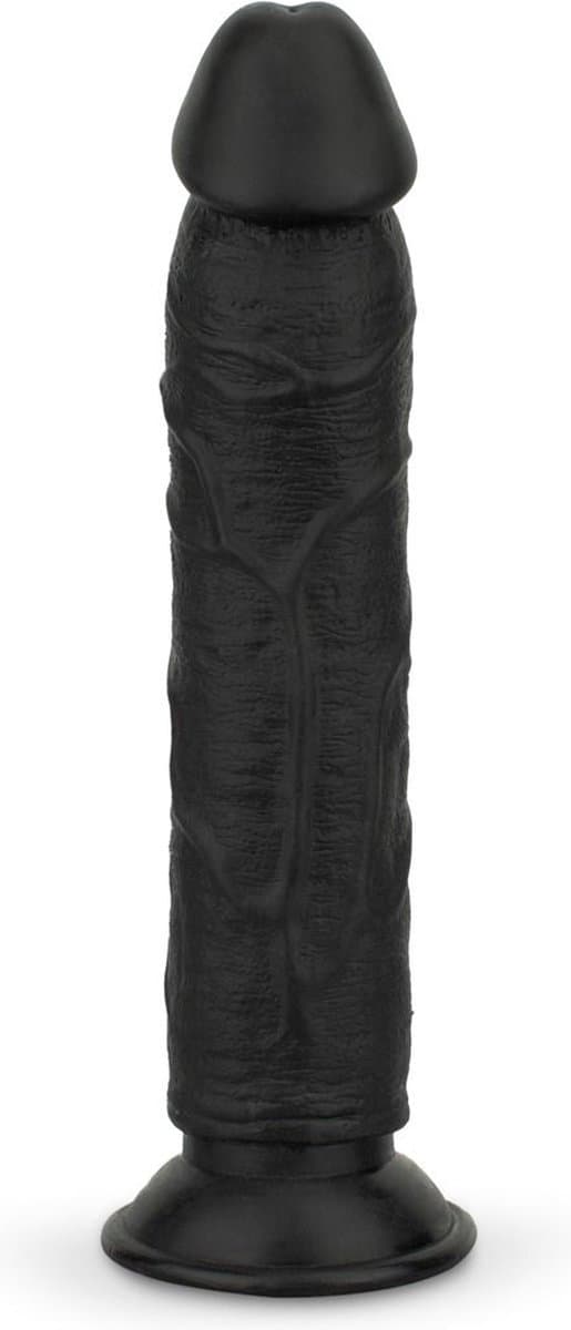 Dildo zonder ballen 17,5 cm - Zwart — afbeelding 1