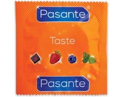 Pasante Taste - Condooms - Mix van Smaken - Gekleurd & Geurend - 3 stuks