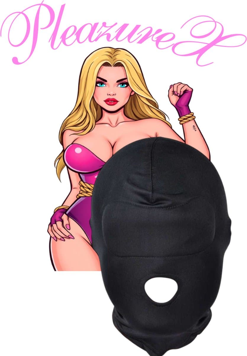 PleazureX - Fetish Series - masker open mond - orale opening - fetisj - kinky — afbeelding 1
