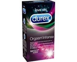 6x Durex Condooms Orgasm' Intense - 10 stuks