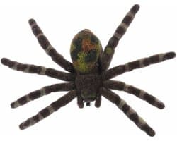 Spinnenbroche Spinnenbroche Halloween Vogelspin Tarantel Horror - Handgemaakte Modesieraden I Reversspeld Knop Pins