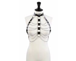 Fixxx - Kettingen Top - Lakleer - One Size - Zwart