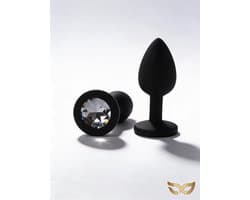 MySecretNL Siliconen Buttplug - Buttplug - Zwart