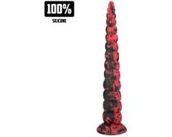 Fiction Cocks - Infernal Tentacle Demon - Anal Lang Dildo - 37,5 cm - Red/Black
