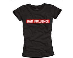 Grappig Dames T-Shirt met Spreuk - Comfortabel Katoen en Duurzame Opdruk