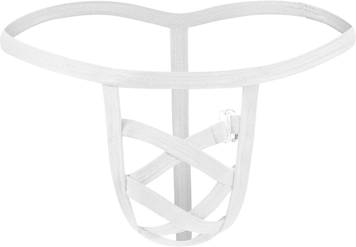 Sensationele Heren String Slip met Ondersteuning en Kruisbandjes — afbeelding 1