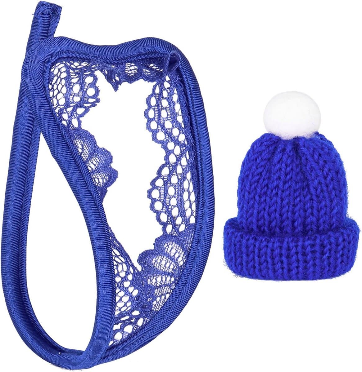 Transparante C-String voor Mannen - Sexy Net Ondergoed, G-string en Tanga Lingerie — afbeelding 1