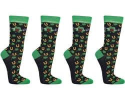 Set van 2 Paar Grappige Sokken als Cadeau voor Heren en Dames