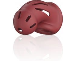 Model 28 - Ultra Soft Silicone Chastity Cage - Red