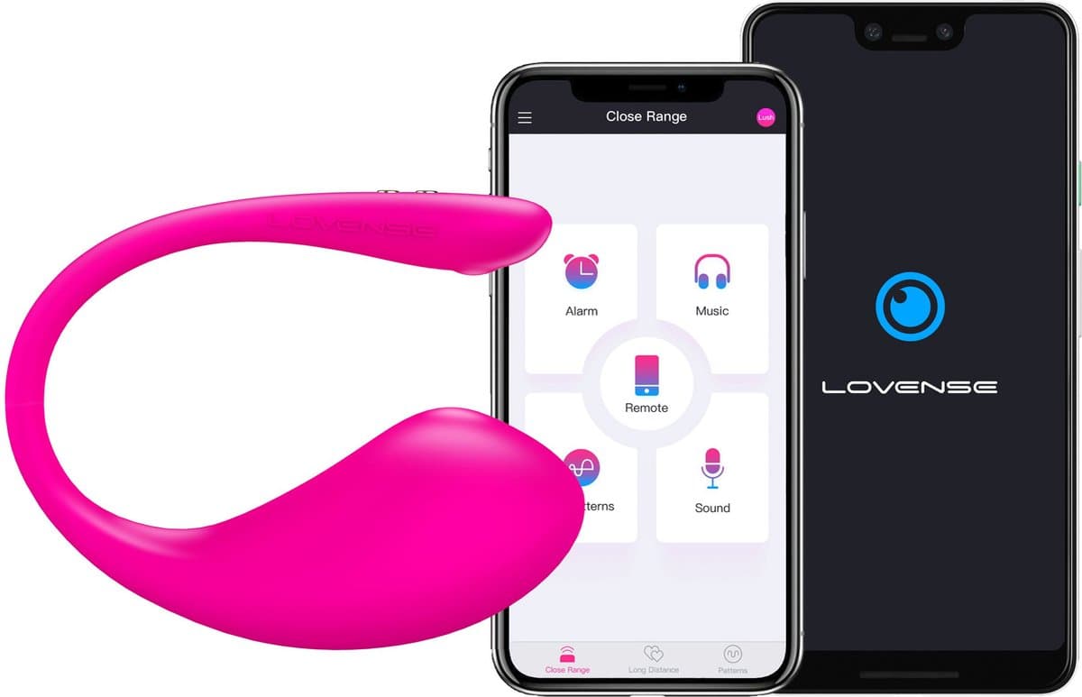 Lovense - Lush 3.0 - Draagbare Vibrator - Vibrerend Ei - Appgestuurd Luxe Vibratie Eitje - Sex Toys voor Vrouwen - Vibrators voor Vrouwen - Sex Toys voor Koppels - Roze — afbeelding 1