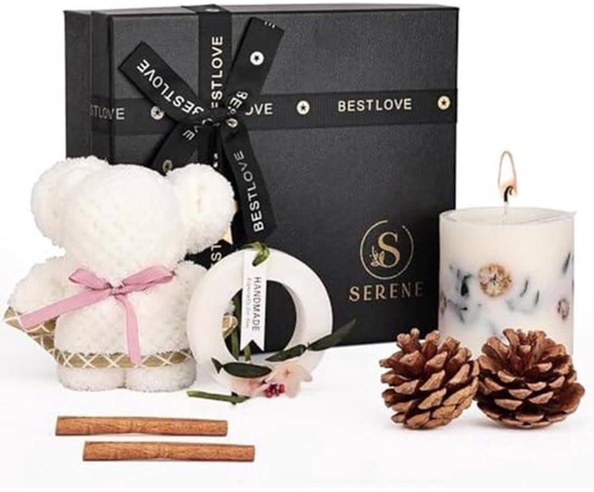 Cadeauset voor dames met geurkaarsen en luchtverfrisser - Originele geschenken voor vrouwen — afbeelding 1