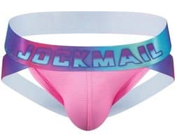 Comfortabele Heren Onderbroek Jockstrap Atletiek Ondersteuning Regenboog