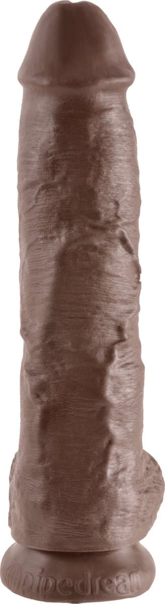 Pipedream King Cock realistische dildo Cock - With Balls bruin - 10,51 inch — afbeelding 1