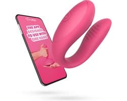 EasyConnect - EasyToys - Koppelvibrator Orio via App - Koppel Vibrator - Sex Toys voor Vrouwen - Vibrators voor Vrouwen - Sex Toys - Vibrator - Vibrator voor Koppels - Roze