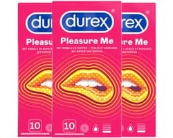 Durex - Condooms - Pleasure Me - 10st x3