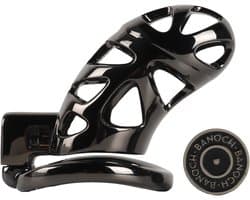Banoch | Peniskooi aluminium gun grey | 3 ringen | 45 mm, 50 mm & 55 mm | chastity cage voor mannen
