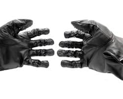 Black Label - Vampier Handschoenen met spikes
