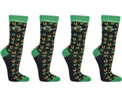 Set van 2 Paar Grappige Sokken als Cadeau voor Heren en Dames