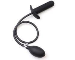 Oneay Opblaasbare siliconen anaalplug met rek- en expansiefunctie, stimulatiepomp en ventiel. Veilige siliconen anaalpomp voor mannen, vrouwen en beginners