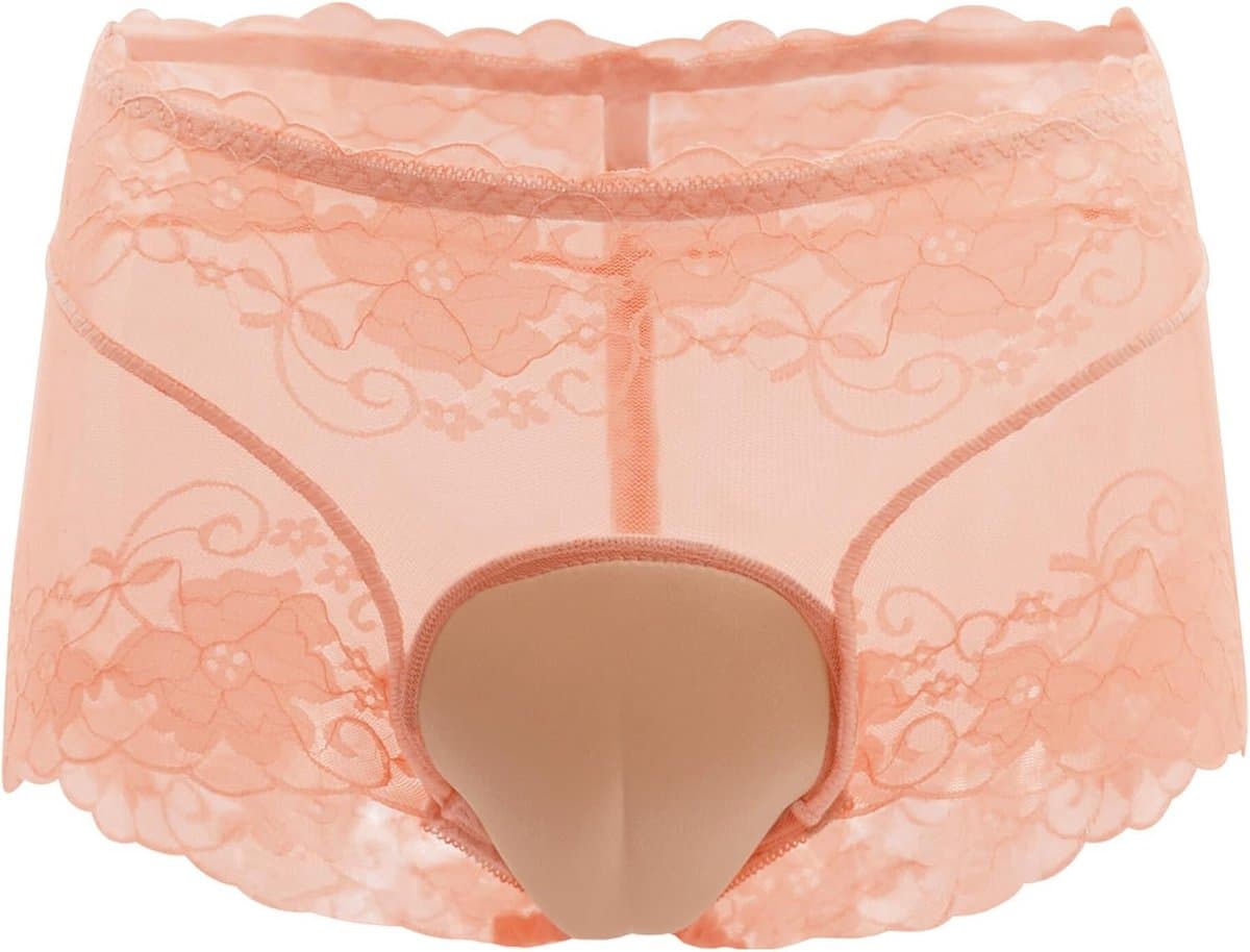 Lace Slip voor Heren: Comfortabel Crossdressing Ondergoed & Shaping Slipje — afbeelding 1