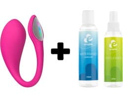 Lovense Lush 4 Vibrerend Eitje Bundel met Easyglide Glijmiddel en Toycleaner - 150 ml