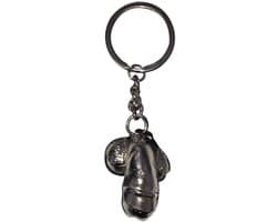 Zilveren Metalen Penis Sleutelhanger