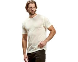 LOACKER Merino shirt heren korte mouw, anti-transpiratie-shirt, merinowollen t-shirt, thermisch shirt ademend, poloshirt