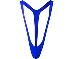 Heren Mankini String Zwembroek V-Hals Strandoutfit Party Kleding