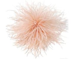 Struisvogelbroche voor dames, natuurlijke struisvogelveer, ideaal voor banketten, bruiloften, feesten, verjaardagsfeesten en soortgelijke gelegenheden