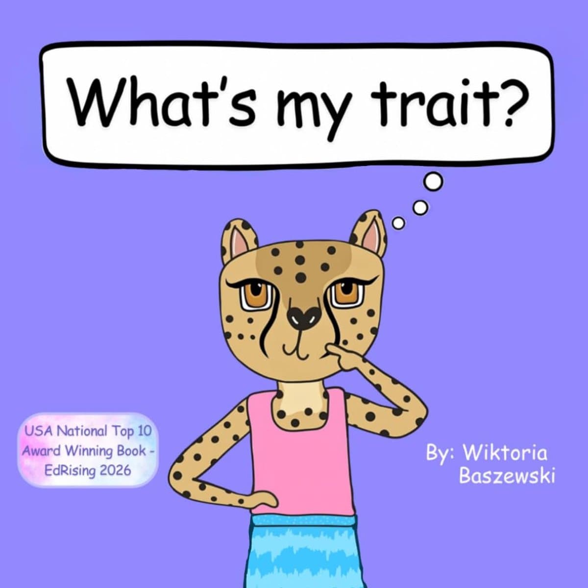 my trait?: A cheetah adventure of finding her trait and discovering more about herself along the way. — afbeelding 1
