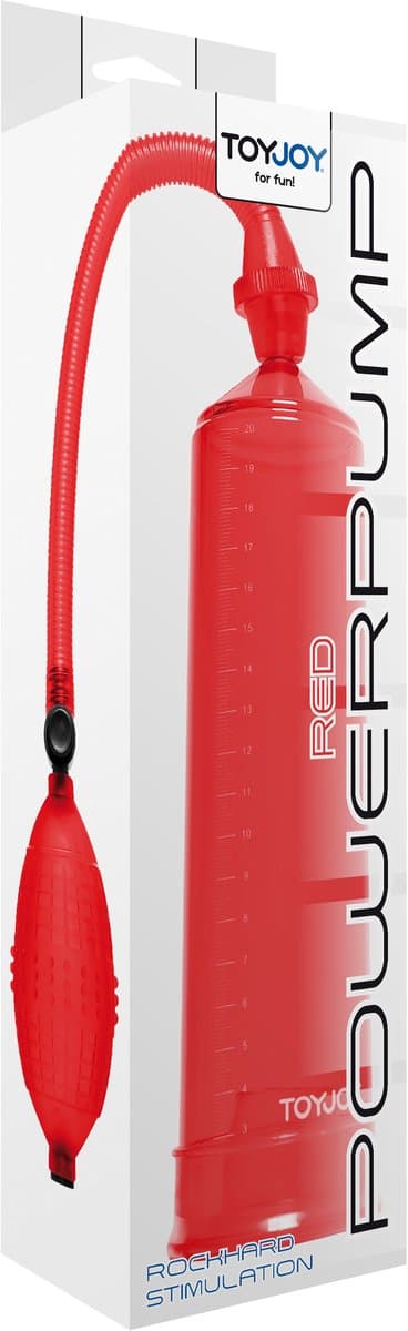 Toy Joy Power Pump - Penispomp - Rood - Ø 55 mm — afbeelding 1