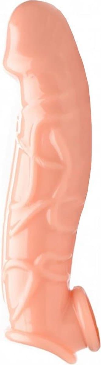 Size Matters Extender Gebogen Penissleeve - beige — afbeelding 1