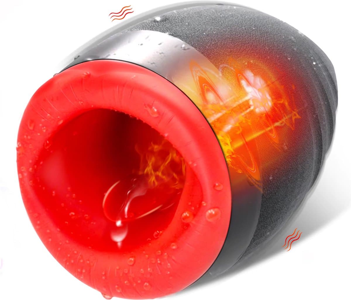 Eikel Masturbator - Verwarmd - Vibrerend - Waterdicht - Oplaadbaar - Penis vibrator — afbeelding 1