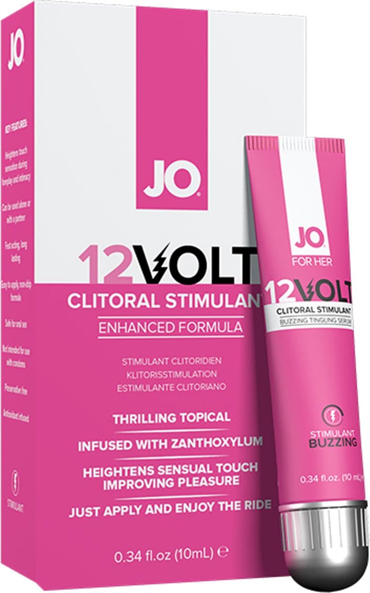 System JO - Buzzing 12 Volt Stimulerende Clitoris Gel - 10 ml — afbeelding 1