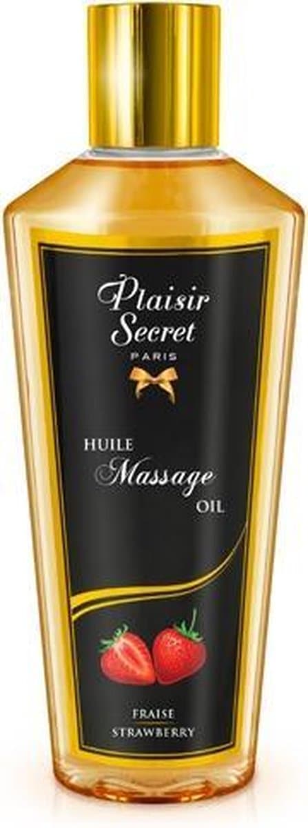 Plaisir Secret - Strawberry Massage Oil 250 ml — afbeelding 1