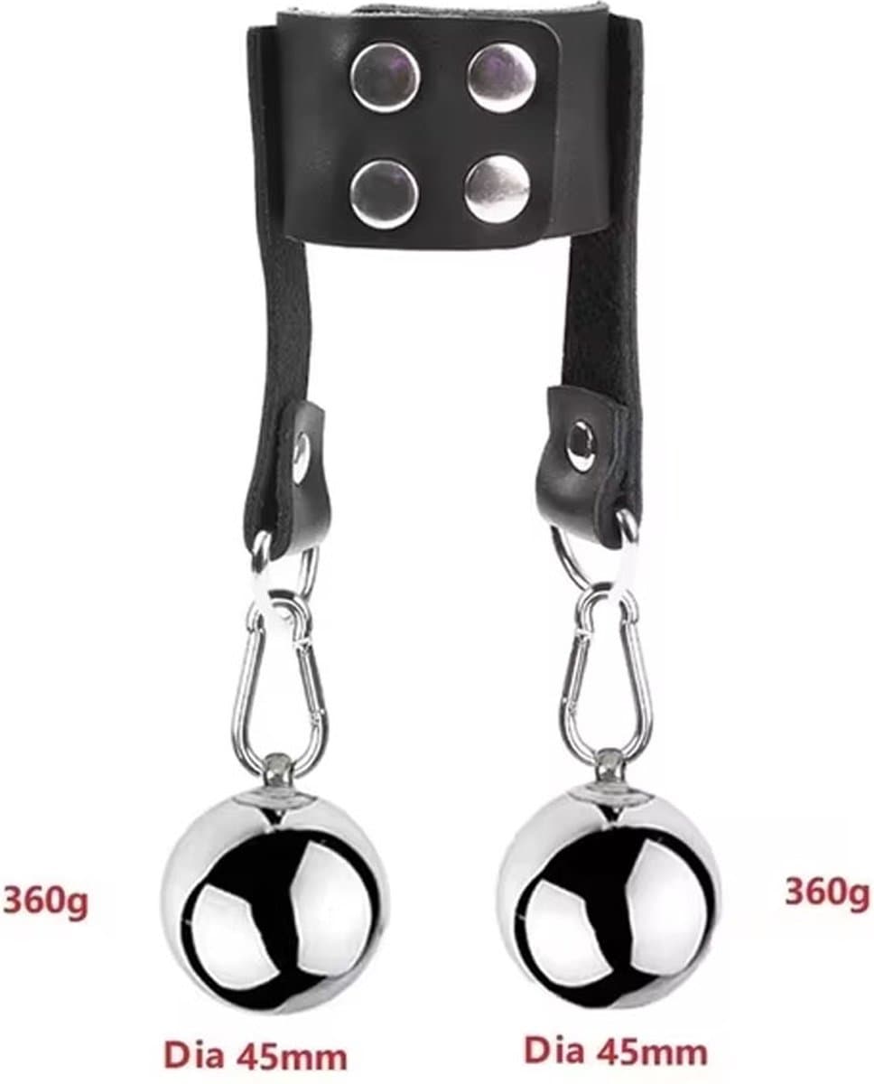 Extreem balzak gewicht - 2x 360g – Verstelbaar - Scrotum - Crusher - BDSM — afbeelding 1