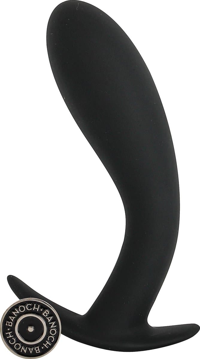 Banoch | Buttplug Booty Black | Zwart siliconen| Ø 3,5cm | 14 cm — afbeelding 1
