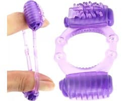 Vibrerende cock ring- Penisring- sex toys -paars
