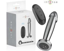 INTENSE - ANALE PLUG MET 10 TRILLINGEN, METALEN DILDO MET AFSTANDSBEDIENING M | VIBRATOR | BUTTPLUG | BUTTPLUG VIBRATOR | SEKSSPEELTJES VOOR MANNEN | SEKSSPEELTJES VOOR VROUWEN | SEKSSPEELTJES VOOR KOPPELS | SEX TOYS