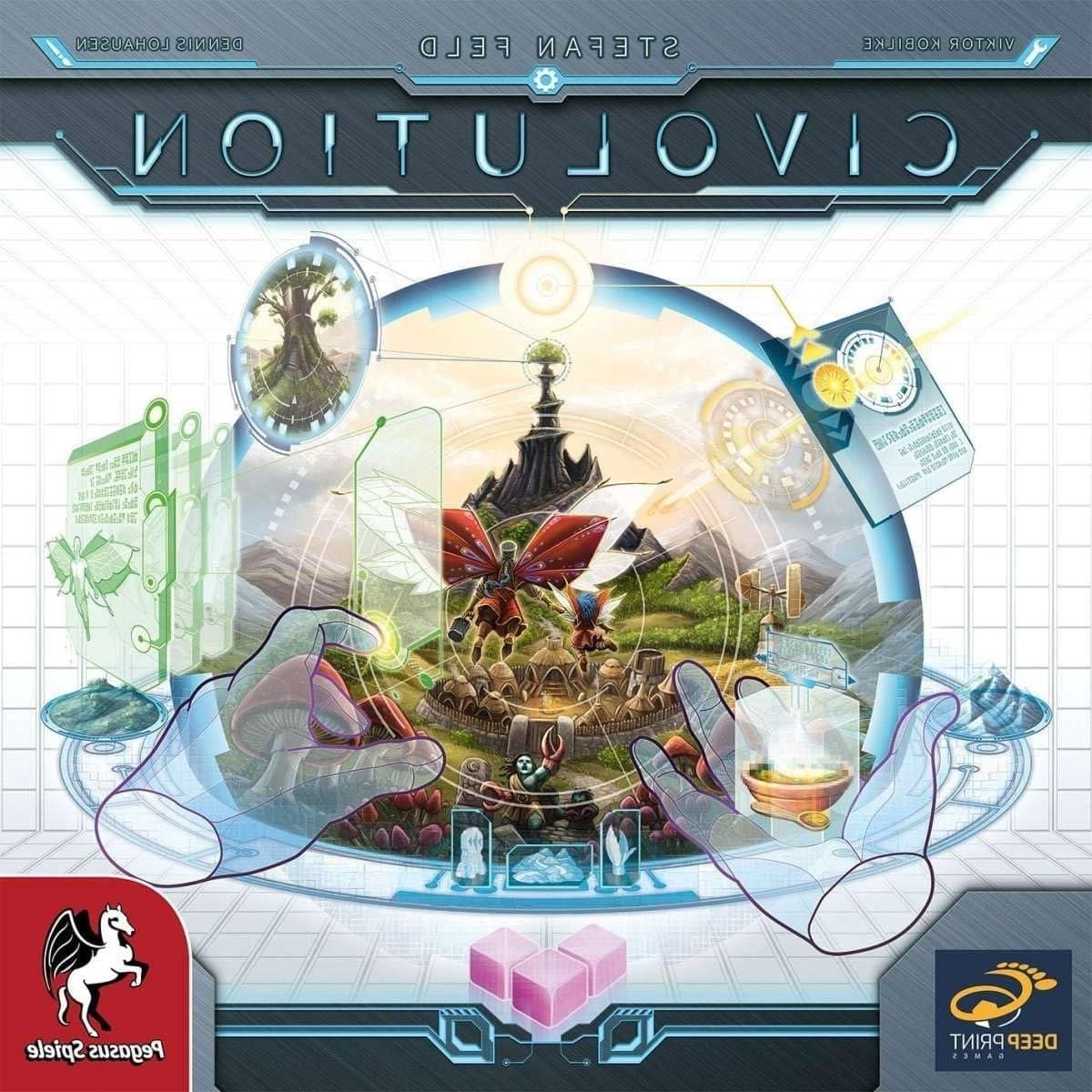 Civolution Bordspel - Strategisch Spel Expertspel - Familie Avond Spel - Fantasy Thema - 363 Kilogram - Bruin Beige — afbeelding 1
