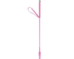 Rimba - Paardrijzweep 65 cm - Roze
