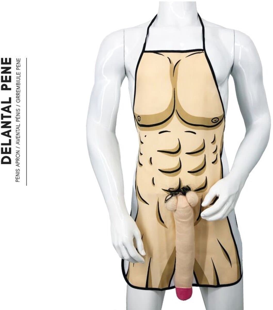 Muscular Torso 3D Penis Schort — afbeelding 1